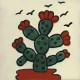 Mexican Talavera Tile Cactus 2